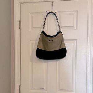 Kate Spade Black and Tan Shoulder Bag